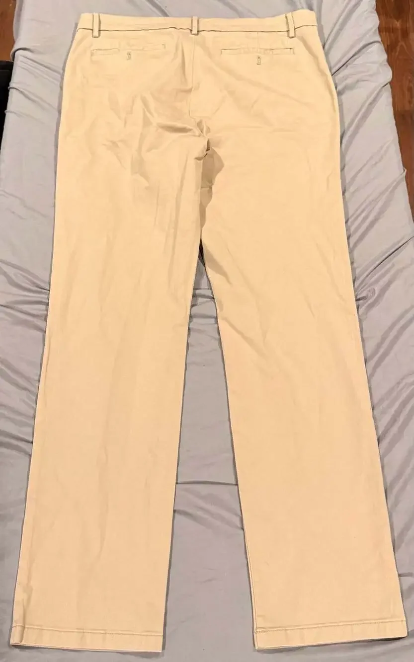 Banana Republic Chino Pants Size 38x34 Beige Cotton